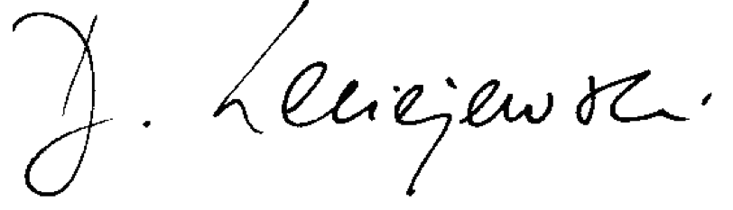 Unterschrift Dietmar Leciejewski